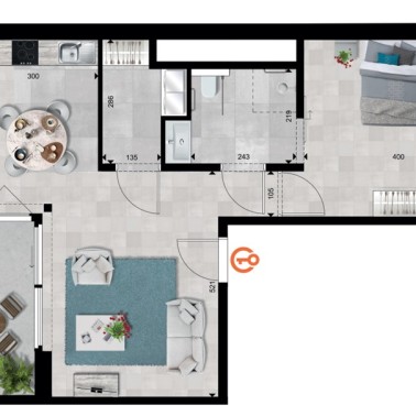 Assistentiewoning Bonnefant_B0.AS.01