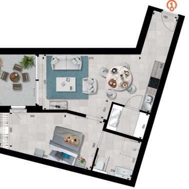 Assistentiewoning Bonnefant_B0.AS.06